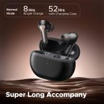 ⁦سماعات أذن لاسلكية SOUNDPEATS Capsule3 Pro قوية وهجينة مع خاصية إلغاء الضوضاء النشطة باللون الأسود/الذهبي⁩ - الصورة ⁦5⁩