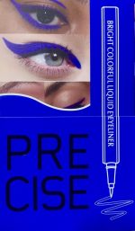 Eyeliner Pencil Liquid Waterproof Quick Drying Long Lasting Eye Makeup Color Eyeliner Pen Smudgeproof Longwearing With Ultra-Fine Tip -BLUE - الصورة 5