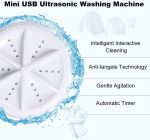 ⁦غسالة ايكام صغيرة 3 في 1 محمولة شخصية دوارة قابلة للتعديل مع كابل USB مناسبة للسفر والمنزل ورحلات العمل (A) من ابيجا⁩ - الصورة ⁦6⁩