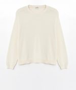 ⁦LC واكيكي سويتر صوف بيسيك برقبة دائرية ضيقة واكمام طويلة للبنات⁩ - الصورة ⁦2⁩