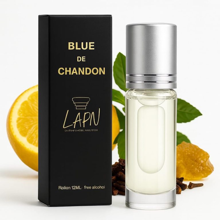 زيت عطري رول اون من بلو دي شاندون، 12 مل – عطر زيتي مركز ثابت وفواح للرجال – خالٍ من الكحول – مستوحى من بلو دي شانيل الاصلي – عطور رول اون فاخرة للرجال خالية من الكحول تدوم طويلا