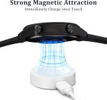 ⁦شاحن لساعة هواوي GT4/GT3/GT3 برو/GT2 برو/ووتش 4/4 برو/3/3 برو/التيميت/GT رانر من موجوست، كابل شحن USB بديل لاكسسوارات الساعات الذكية لون أبيض⁩ - الصورة ⁦4⁩