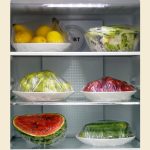 ⁦أغطية أكياس وأوعية الطعام بتصميم قابل لإعادة الاستخدام والتمدد لعلب الطعام، أغطية بأستك لعلب حفظ الطعام ولتحضير الوجبات، أغطية بلاستيكية للاستخدام العائلي خارج المنزل - 100 قطعة - شفاف⁩ - الصورة ⁦3⁩