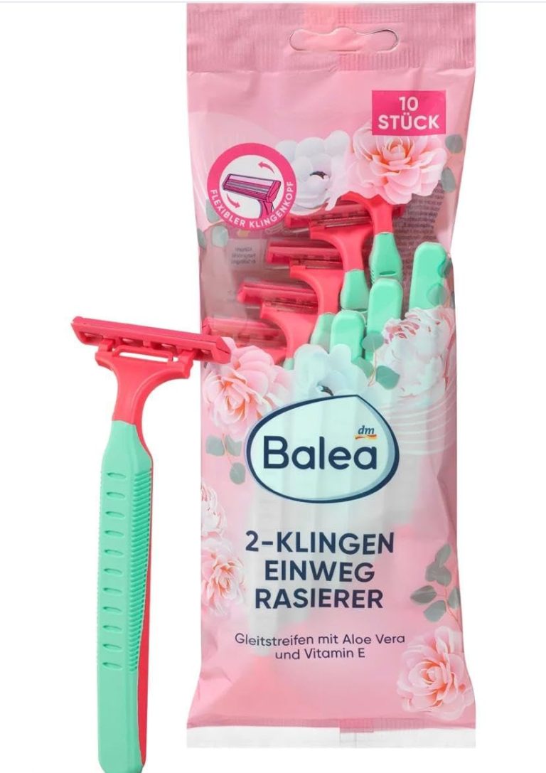 ماكينة حلاقة للاستخدام مرة واحدة بشفرتين من باليا، رأس شفرة مرن لمزيد من التحكم، شفرات من ستيل سولينجن مع يد مقاومة للانزلاق مصنوعة من مواد معاد تدويرها بنسبة 60%، 12 قطعة