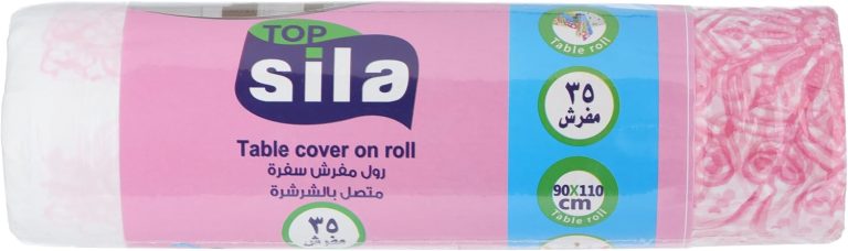 رول مفرش سفرة من سيلا، 90 × 110 سم - 35 قطعة