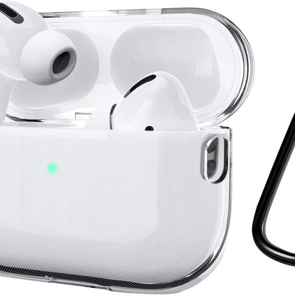حافظة حماية لسماعات ايربودز برو 3 من ايليبايل، مصنوعة من مادة البولي يوريثين الحراري، شحن لاسلكي، خفيفة الوزن، مضادة للخدش، رفيعة، مقاومة للصدمات، مقاومة للماء، مقاومة للغبار، مضادة للضياع، غطاء واقي