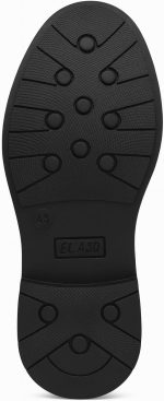 ⁦حذاء دربي رجالي جلد كلاسيكي، حذاء رسمي برباط، مناسب للعمل والمناسبات الرسمية⁩ - الصورة ⁦3⁩