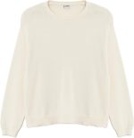 LC واكيكي سويتر صوف بيسيك برقبة دائرية ضيقة واكمام طويلة للبنات