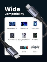 ⁦كيبل USB C الى 240 واط من يوجرين للشحن السريع لايفون 15 برو ماكس سامسونج جالاكسي S24 S23 ماك بوك اير ايباد ميني ديل XPS 3.3 قدم⁩ - الصورة ⁦4⁩