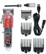 ⁦ماكينة حلاقة كهربائية احترافية 2 في 1 مع ماكينة تشذيب اللحية موديل Waer WA-1938⁩ - الصورة ⁦3⁩