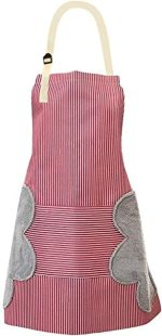 SKY-TOUCH Pinstripe Waterproof Cooking Aprons