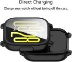 ⁦هيكل حماية لساعة شاومي ريدمي 5 اكتيف من دلع موبايلك، هيكل مع شاشة حماية، هيكل حماية عالي الدقة HD، هيكل حماية من السيليكون الناعم لساعة شاومي ريدمي 5 اكتيف (لون أسود)⁩ - الصورة ⁦6⁩