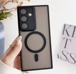 ⁦جراب مغناطيسي لموبايل سامسونج جالاكسي A17 من جرابيست، شفاف غير لامع، حماية كاملة للكاميرا، تصميم مضاد للصدمات، متوافق مع الحامل المغناطيسي (اسود، سامسونج جالاكسي A17 4G/ سامسونج جالاكسي A17 شبكة الجيل⁩ - الصورة ⁦5⁩