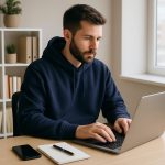 ⁦طقم رياضي رجالي مريح، بلوفر هودي وبنطلون، متوفر بألوان متعددة للشباب والرجال من ميزا⁩ - الصورة ⁦7⁩