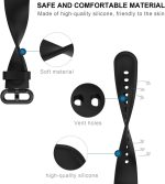 ⁦سوار ساعة بديل من السيليكون سريع الملاءمة متوافق مع ساعة شاومي مي لايت/ريدمي ووتش من كيويني⁩ - الصورة ⁦4⁩