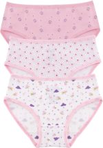 ⁦بانتي داخلي قصير من القطن للفتيات من ميلك، عبوة من 3 قطع⁩ - الصورة ⁦7⁩