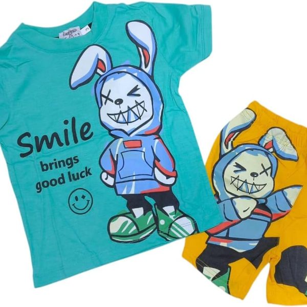 طقم ملابس اطفال، تصاميم كرتونية مرحة متنوعة للاطفال من ميزا كود 202
