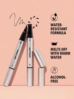 ⁦قلم محدد للعين وينج ات لون اسود، مقاوم للماء من شيجلام، معدني⁩ - الصورة ⁦3⁩