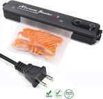 ⁦Vacuum Sealer Vacuum Machine, Automatic Vacuum Sealer Sous Vide, Film Sealer for Dry or Moist Food, Includes 10 Vacuum Bags and Hose⁩ - الصورة ⁦8⁩