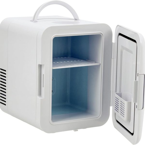 "ثلاجة ميني: تبريد وتسخين 4 لتر، تعمل على 220V و12V، مثالية للسفر والمكتب، نموذج مزدوج 12V + 220V" - من جينيريك