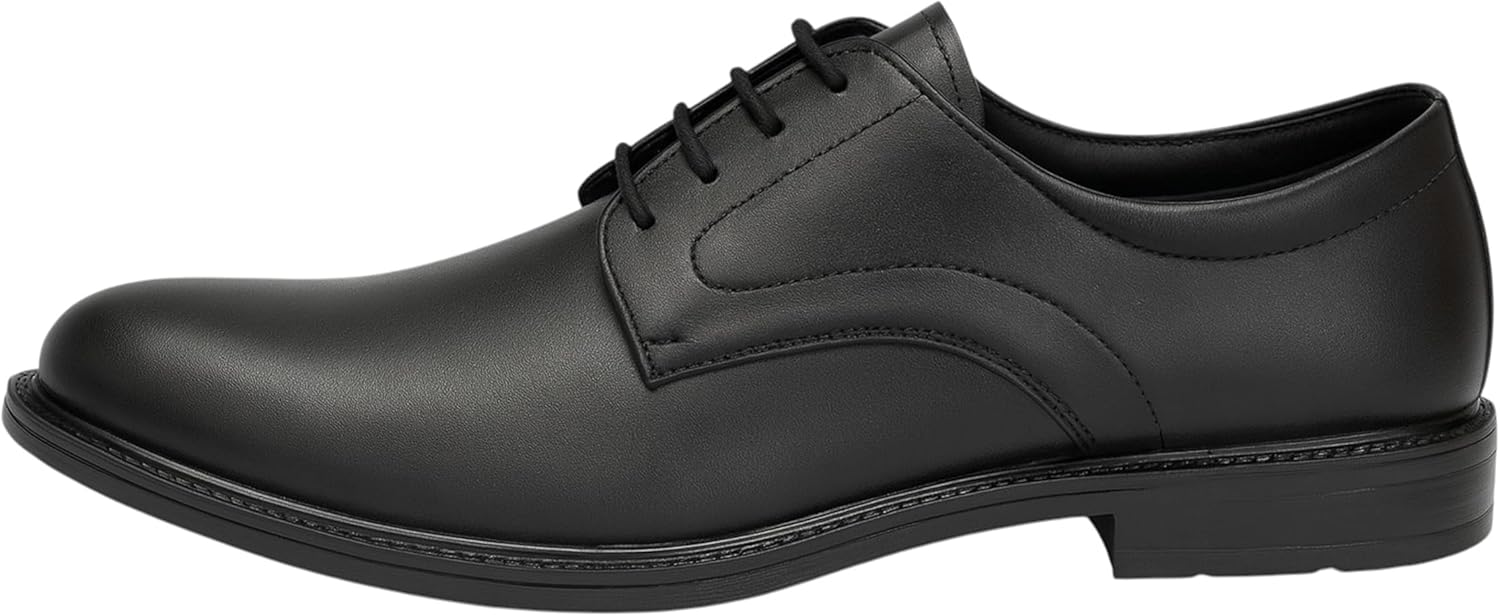 710BaNsvOZL._AC_SL1500_.jpg حذاء دربي رجالي جلد كلاسيكي، حذاء رسمي برباط، مناسب للعمل والمناسبات الرسمية