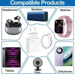 ⁦شاحن بولسينم لشاومي، شاحن سريع USB C 33 واط مع كابل USB C بطول 1.5 متر لريدمي نوت 13/12/11/9 برو/شاومي مي 10 10T 11T لايت برو 9 بوكو X5 برو/X3/X6⁩ - الصورة ⁦5⁩