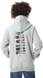 ⁦اندورا سويت شيرت صوف مطبوع سهل الارتداء للأولاد⁩ - الصورة ⁦3⁩