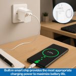 ⁦شاحن بولسينم لشاومي، شاحن سريع USB C 33 واط مع كابل USB C بطول 1.5 متر لريدمي نوت 13/12/11/9 برو/شاومي مي 10 10T 11T لايت برو 9 بوكو X5 برو/X3/X6⁩ - الصورة ⁦7⁩