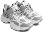 حذاء رياضي كاجوال للنساء -خفيف الوزن- خامات طبيعيه مقاومة للبكتريا والفطريات والروائح الكريهه – الألوان {رمادى & أسود & أبيض} - (Model 7)