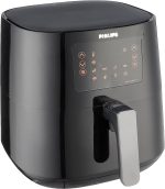Philips Airfryer, 5 Portions, 6.2L Capacity, Digital Display, 7 Presets, Black, HD9280/91,International warranty - 220V supply voltage and 50Hz