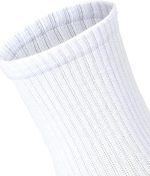 ⁦Sam Socks Kids Set of 3 Long School Plain Socks White-Grey-Blue size 34-37 EU⁩ - الصورة ⁦5⁩