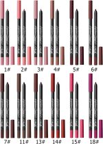 ⁦عبوة أقلام تحديد الشفاه الكريمية من ميناو - 12 لون - 12 قطعة⁩ - الصورة ⁦2⁩