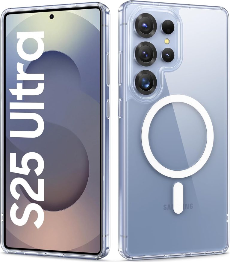 جراب حماية مغناطيسي من السيليكون رفيع وقوي وبحماية عسكرية ومضاد للصدمات والسقوط متوافق مع ماج سيف لموبايل سامسونج جالاكسي S25 الترا من فيهيبي