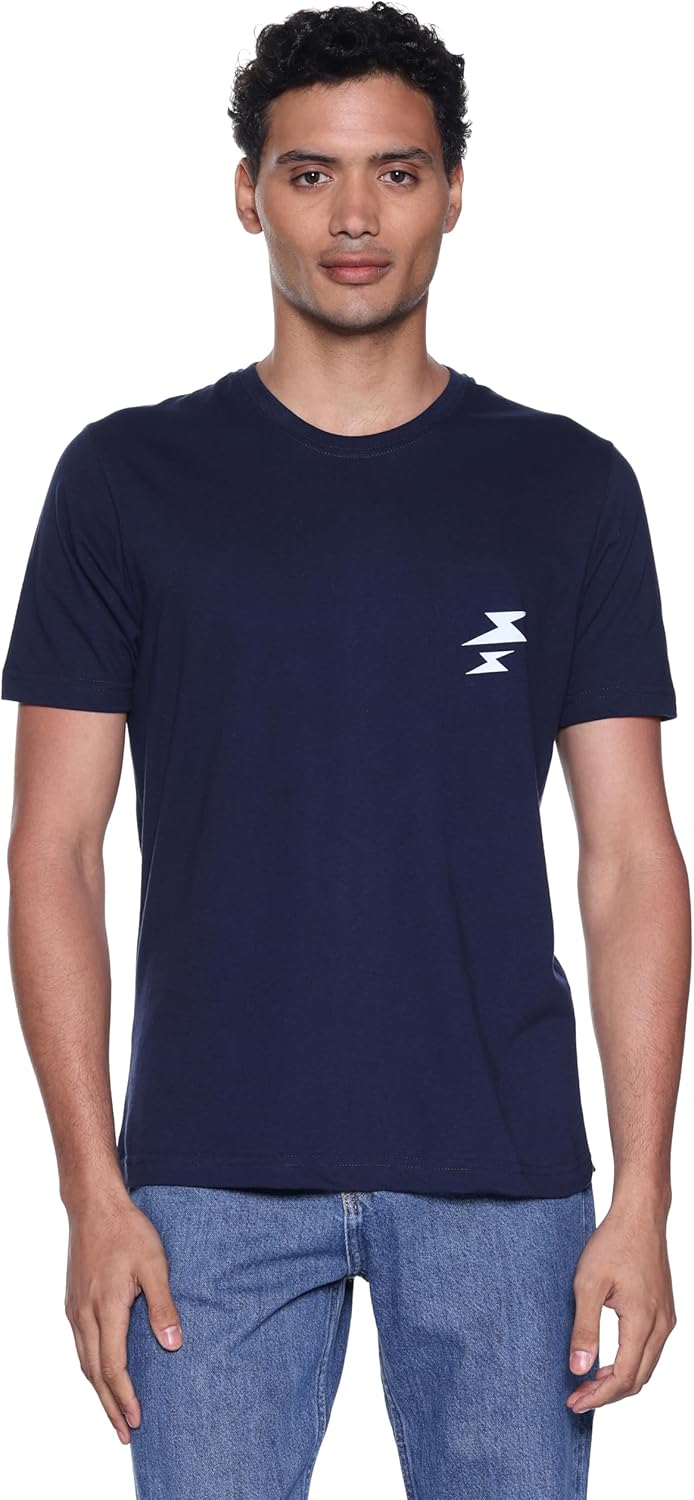 715jUV42ejL._AC_SL1500_.jpg هيرو بيسك وير تيشرت رجالي بيسيك مطبوع عليه Charge Classic