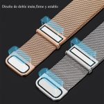 ⁦سوار مغناطيسي 22 ملم متوافق مع ساعة هواوي GT5 46 برو GT4 GT3 SE، GT2 قابل للتمدد لـ 4.4 3.3 التيميت، بودز، جي تي⁩ - الصورة ⁦3⁩