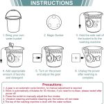 ⁦غسالة محمولة بالموجات فوق الصوتية من دي ام جي، 4 أوضاع، غسالة توربو صغيرة الحجم مع طاقة USB وقاعدة لاصقة سفلية لغسالة توربو معقمة للمنزل والعمل والسفر وغرفة الكلية والسيارات الترفيهية والشقة⁩ - الصورة ⁦7⁩