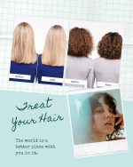 ⁦فرشاة فك تشابك الشعر للنساء والرجال والأطفال من بونيتا- رائعة لجميع أنواع الشعر، لطيفة على فروة رأسك ومثالية للاستخدام اليومي (لون عسلي صغير)⁩ - الصورة ⁦3⁩