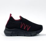 ⁦حذاء رياضي سهل الارتداء للاولاد - حذاء جري شبكي جيد التهوية وخفيف الوزن مع نعل مانع للانزلاق، حذاء مشي رياضي كاجوال (EU 25-30) 502⁩ - الصورة ⁦3⁩