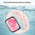 ⁦Huawei Watch Fit 3 Silicone Bracelet, Breathable Soft Sport Replacement Band for Women/Men, Adjustable Waterproof Strap for Smartwatch Fit3⁩ - الصورة ⁦4⁩