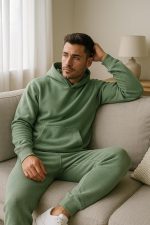 ⁦طقم رياضي رجالي مريح، بلوفر هودي وبنطلون، متوفر بألوان متعددة للشباب والرجال من ميزا⁩ - الصورة ⁦4⁩