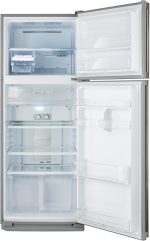⁦ثلاجة ببابين مزودة بخاصية إذابة الثلج (نو فروست) موديل SJ-48C(SL) من شارب، فضي⁩ - الصورة ⁦4⁩