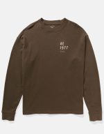 ⁦تيشرت حراري بقصة فضفاضة للرجال بأكمام طويلة ولوجو بارز لشعار العلامة التجارية من امريكان ايجل⁩ - الصورة ⁦4⁩