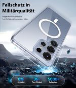 ⁦جراب حماية مغناطيسي من السيليكون رفيع وقوي وبحماية عسكرية ومضاد للصدمات والسقوط متوافق مع ماج سيف لموبايل سامسونج جالاكسي S25 الترا من فيهيبي⁩ - الصورة ⁦5⁩