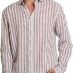 DALYDRESS Men Fancy Regular Fit Linen Shirt With Long Sleeves And Spread Collar DDMxx005412 Modern