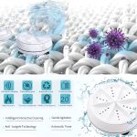 ⁦غسالة صغيرة محمولة بالموجات فوق الصوتية مع قاعدة امتصاص متعددة، عرض خاص (100 قطعة)⁩ - الصورة ⁦5⁩