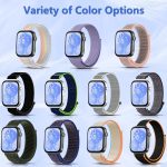 ⁦سوار نايلون مرن مزود بمسامات للتهوية للرجال والنساء، أساور قابلة للتعديل بديلة لساعة هواوي فيت 3 وفيت 4 وفيت 4 برو من دلع موبايلك⁩ - الصورة ⁦7⁩