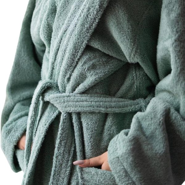 روب حمام للفنادق من تي ام هوم، 100% قطن، نسيج مخملي متعدد الالوان