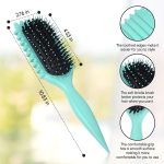 ⁦3 in 1 Curl Defining Brush, Curl Styling Brush, Reduce Pulling and Separating Curls, Curl Defining Brush, Shaping and Defining Curls Multicolor⁩ - الصورة ⁦4⁩