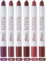 قلم أحمر شفاه برو من نيو ماتيك، 6 قطع، 6 ألوان - المجموعة 2