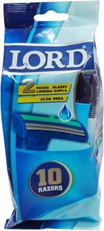 ⁦شفرات حلاقة مزدوجة للاستعمال مرة واحدة من لورد، عبوة من 20 قطعة⁩ - الصورة ⁦2⁩